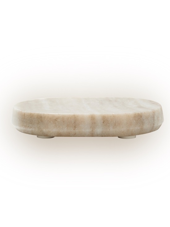 Archipelago Other - Archipelago Marble Soap Dish – Natural Beige Stone | Spa Bath Luxury